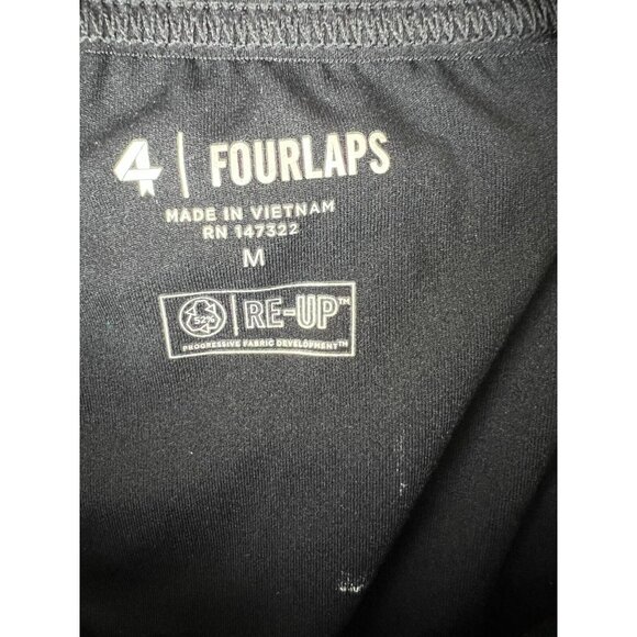 Fourlaps Command Short Compression Liner Activewear Workout Black Size M Medium - Picture 3 of 11
